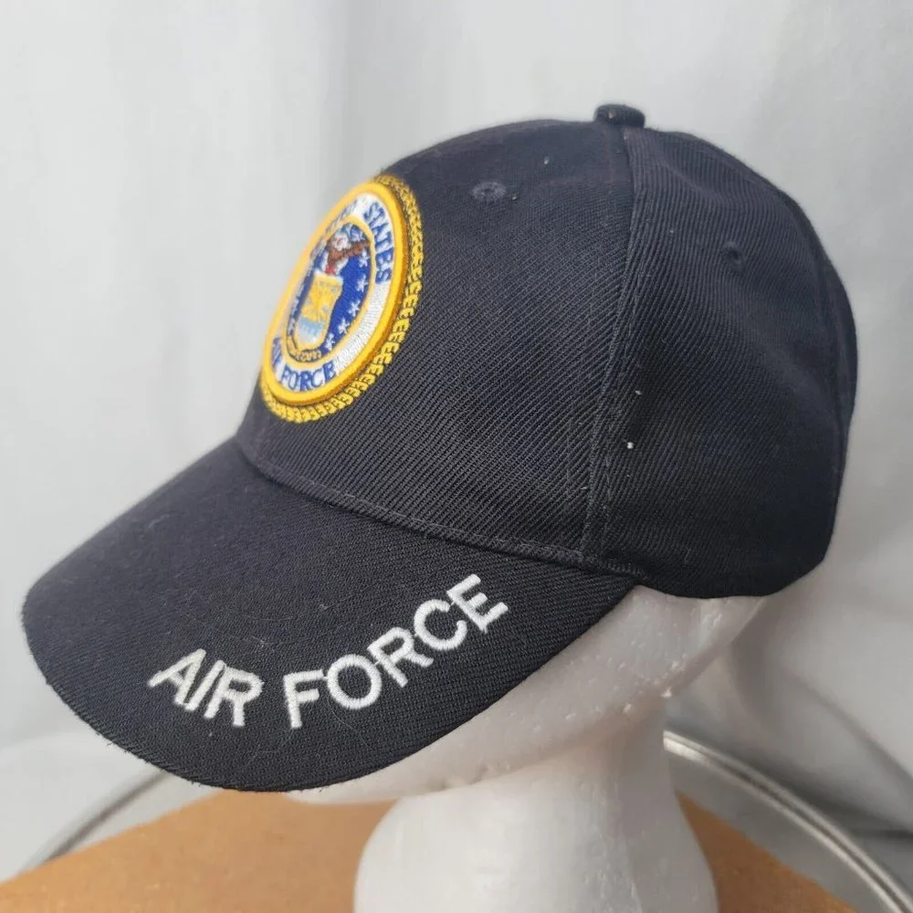 United States U.S. AIR FORCE EMBROIDERED Cap Hat Military Cotton Polyester